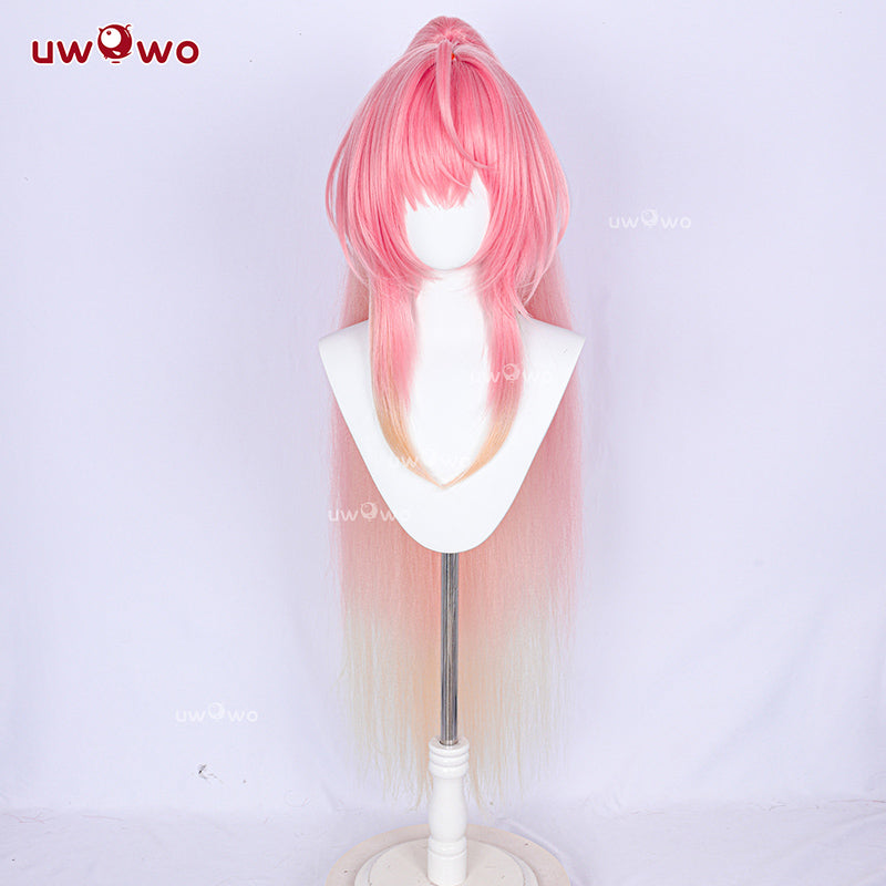 Uwowo Game Wuthering Waves WuWa Aemeath Cosplay Wig Long Pink Hair