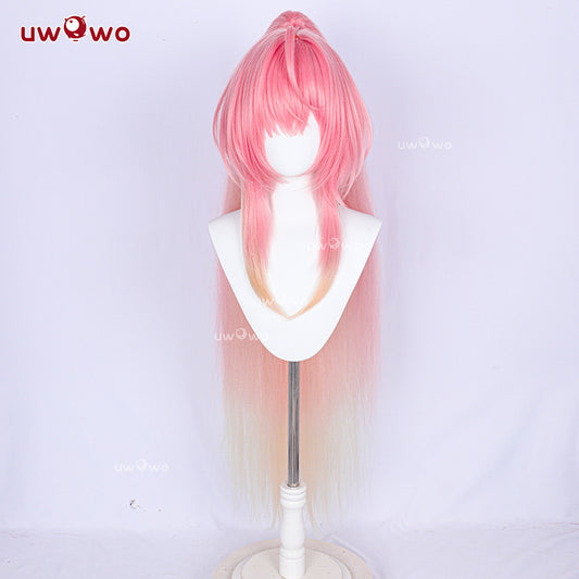 Uwowo Game Wuthering Waves WuWa Aemeath Cosplay Wig Long Pink Hair