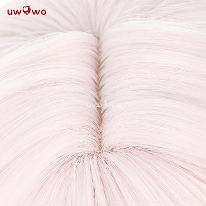 Uwowo Honkai: Star Rail Clara Cosplay Wig Long Lingt Pink Hair