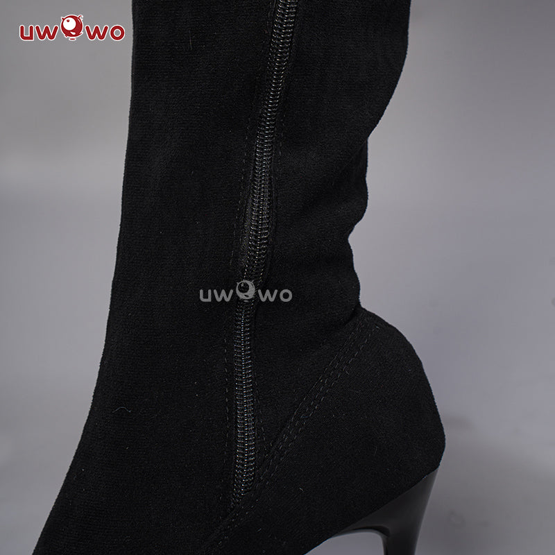 Uwowo Nier: Automata 2B Reincarnation Alternate Battler Outfit Cosplay Shoes Boots