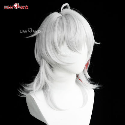 【Pre-sale】Uwowo Game Wuthering Waves WuWa Zani Cosplay Wig Middle Silver Hair
