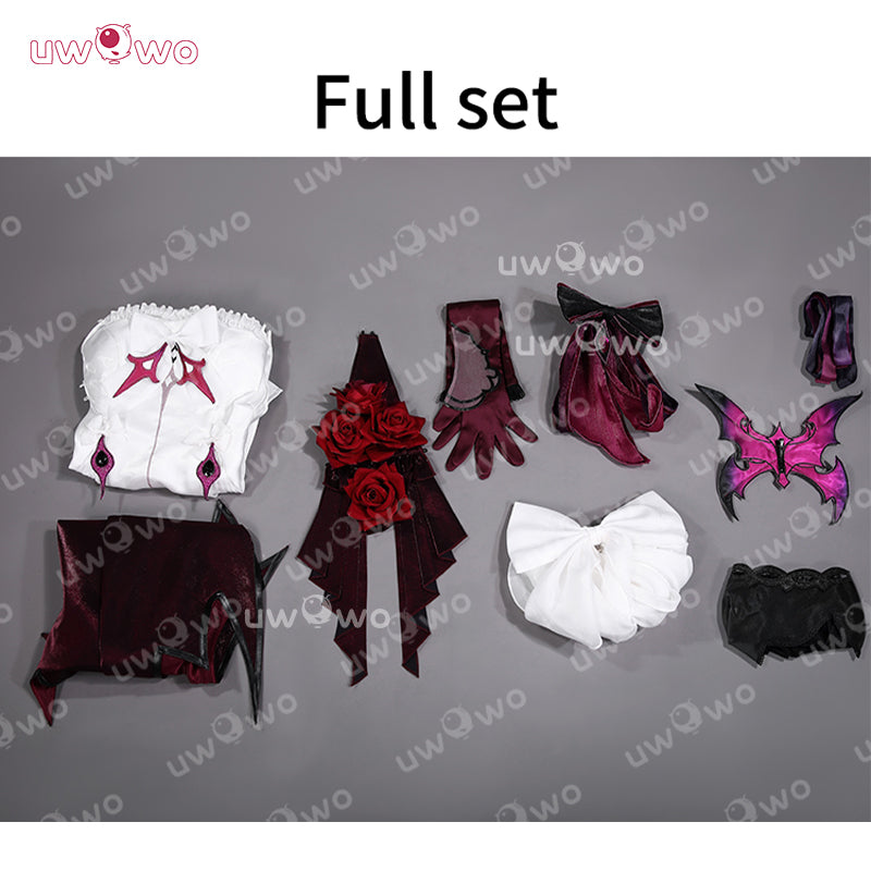 Uwowo Collab Series: Genshin Impact Columbina Big Bad Vampire Cosplay Costume S-3XL