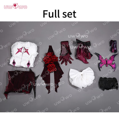 Uwowo Collab Series: Genshin Impact Columbina Big Bad Vampire Cosplay Costume S-3XL