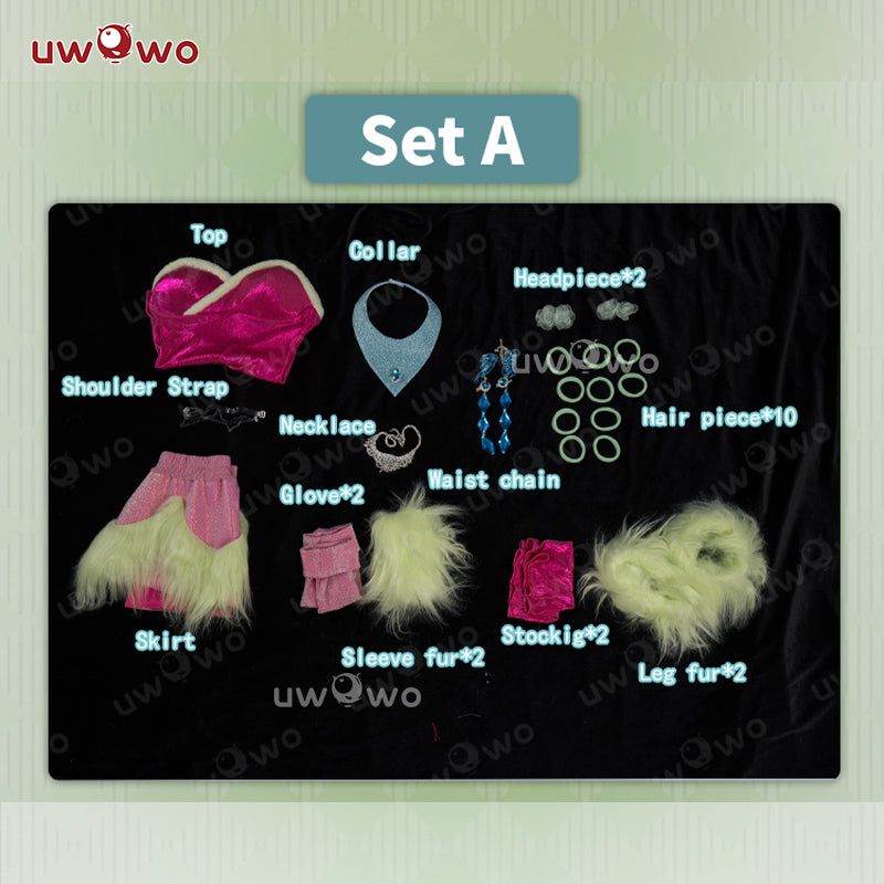 [Last Batch]【Pre-sale】Uwowo Flora S4 Winter Fairy Club Transformation Cosplay Costume S-3XL