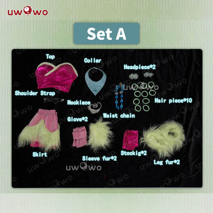 [Last Batch]【Pre-sale】Uwowo Flora S4 Winter Fairy Club Transformation Cosplay Costume S-3XL