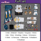 Uwowo Collab Series: Game Genshin impact Ineffa Cosplay Costume S-XL