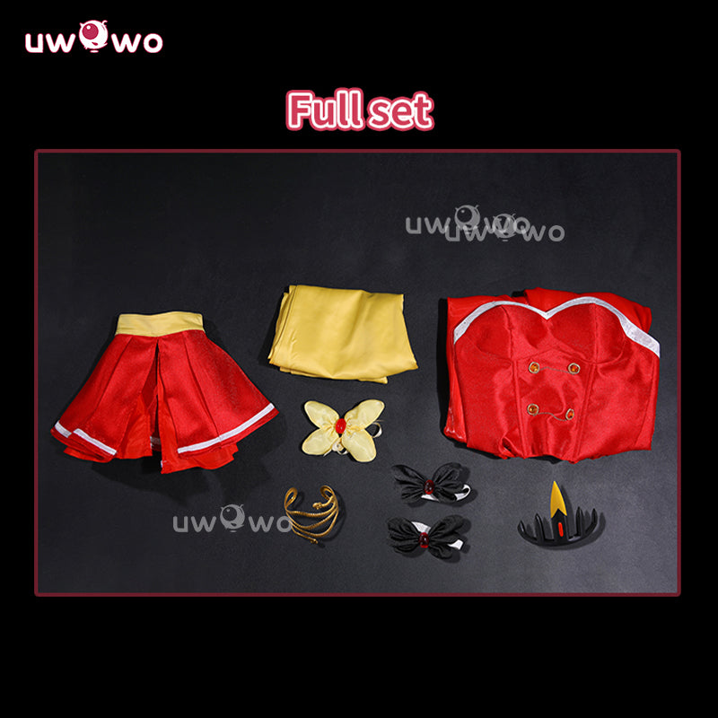 Uwowo Collab Series: Charlie Morningstar Hazbin Hotel Season 2 Dress Velvet Gown Cosplay Costume S-3XL