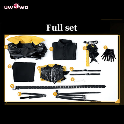 Uwowo Collab Series: Game Wuthering Waves Male Rover Night Tales WuWa Halloween Cosplay Costume S-2XL