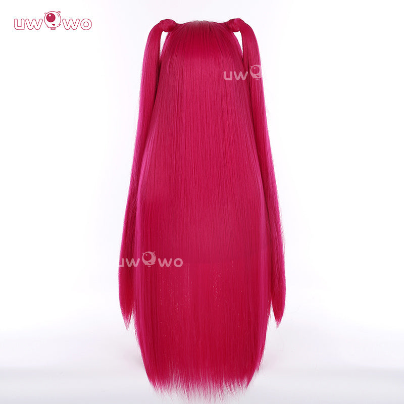 Uwowo Kpop Huntrix Mira Cosplay Wig Long Rose Hair
