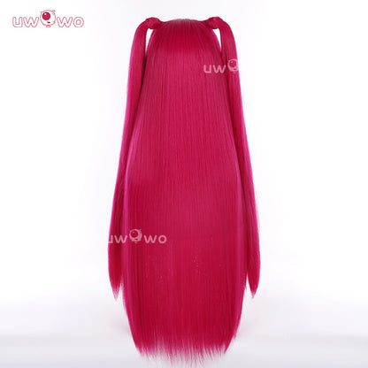 Uwowo Kpop Huntrix Cosplay Wig Long Rose Hair