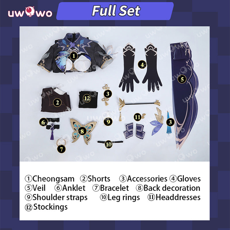 Uwowo Collab Series: Honkai Impact 3 Aponia Butterfly Dreams Cosplay Costume