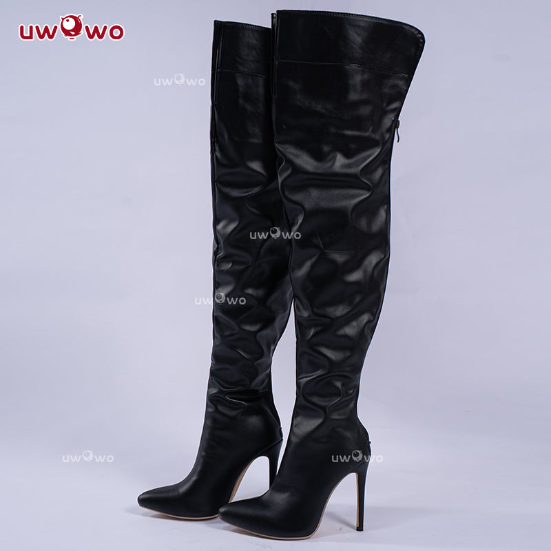 Uwowo Azur Lane KMS Max Immelmann Mesh Boudoir Cosplay Shoes Boots