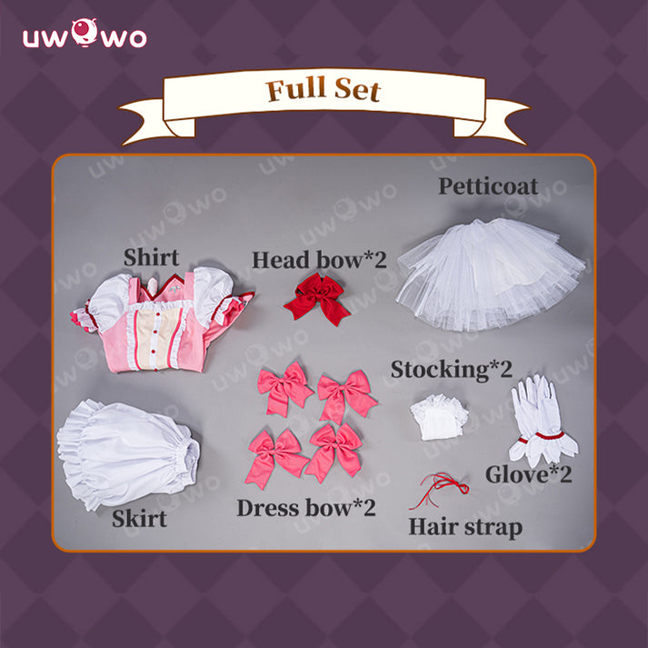 Uwowo Collab Series: Up to 4XL Anime Puella Magi Madoka Kyouko Sakura Cosplay Costume