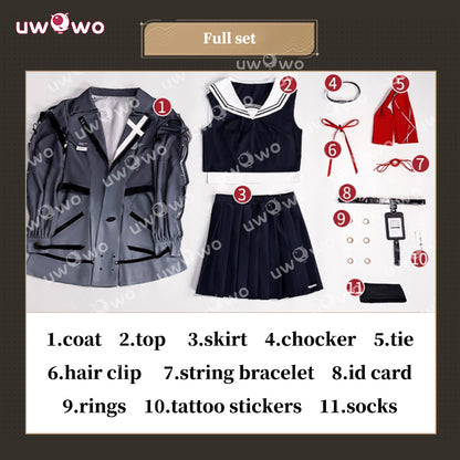 【Clearance】Uwowo Collab Series: Game Chisa Wuthering Waves WuWa Cosplay Costume S-2XL