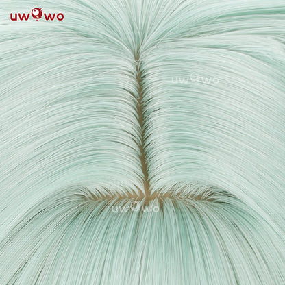 Uwowo V Singer Cute Bunny Cosplay Wig Middle Light Green Hair