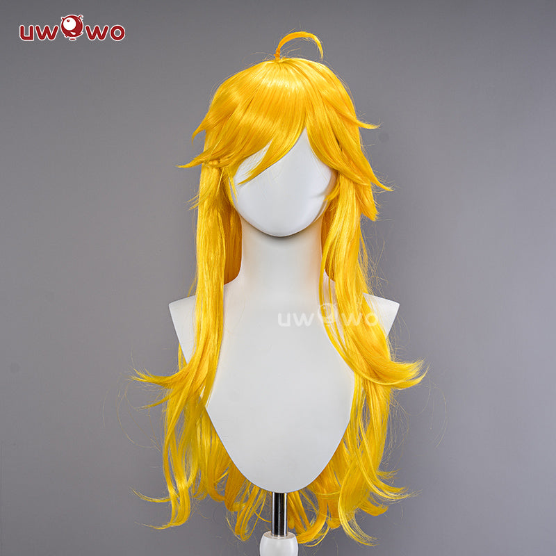 【Pre-sale】Uwowo Anime Panty & Stocking with Garterbelt Panty Angel Cosplay Wig Yellow Long Hair