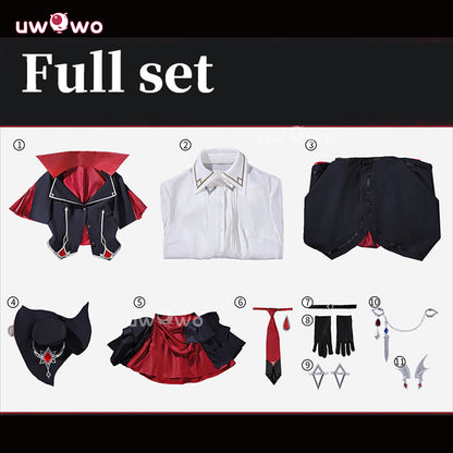 Uwowo Collab Series: Genshin Impact Sandrone Vampire Hunter Tea Party Cosplay Costume S-2XL