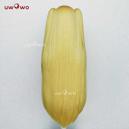 Uwowo Azur Lane x To Love Ru Golden Darkness Cosplay Wig Long Yellow Hair