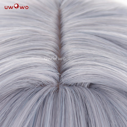 Uwowo Honkai: Star Rail Hanya Cosplay Wig Long Silver Hair