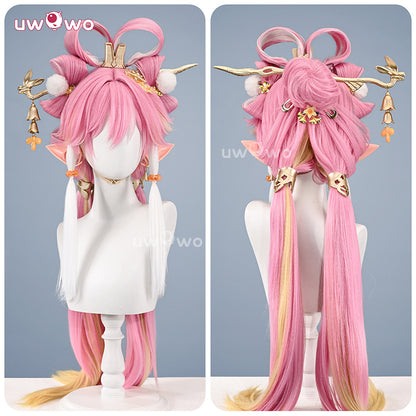 Uwowo Collab Series: Deluxe Elysia Hi ♪ Love Elf ♡ Lunar Grace Honkai Impact 3 New Skin Cosplay Costume S-2XL
