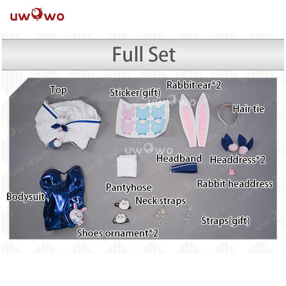 Uwowo Azur Lane Laffey II Sleepy on a Busy Day ver. Bunnysuit Cosplay Costume