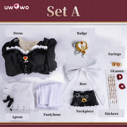 Uwowo Collab Series: Game Identity V Priestess-“Crimson” Cosplay Costume