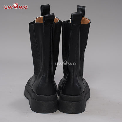 Uwowo Anime Oshi no Ko Mem-Cho MemCho Military Lolita Idol Stage Performance The Idol Master Cosplay Shoes Boots