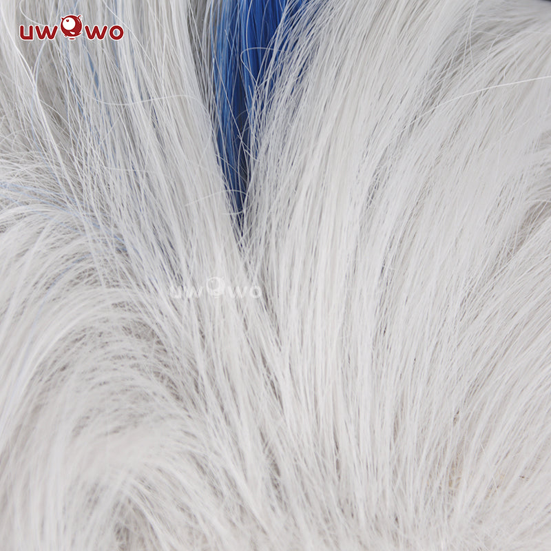 【Pre-sale】Uwowo Genshin Impact Neuvillette Cosplay Wig Silver Long Hair