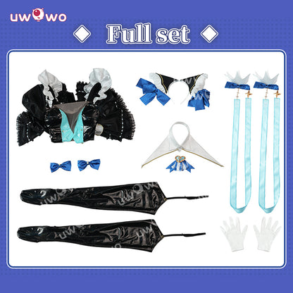 Uwowo Collab Series: Azur Lane Cheshire Magical Girls Project Cosplay Costume XS-2XL
