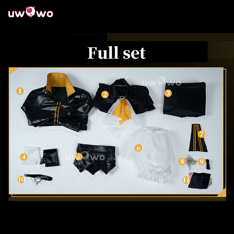 Uwowo Collab Series: Game Wuthering Waves Female Rover Night Tales Dress WuWa Halloween Cosplay Costume S-2XL