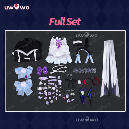 Uwowo Collab Series: Vtuber Enna Alouette Maid Cosplay Costumes S-3XL