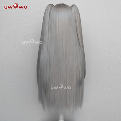 【Pre-sale】Uwowo Game Azur Lane Halford Bunny Cosplay Wig Long Grey Hair