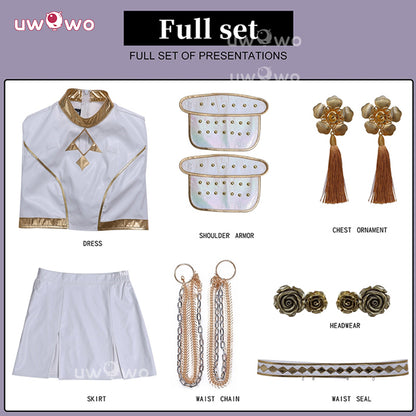 Uwowo Collab Series: Kpop Huntrix White Performance Cosplay Costume XS-3XL