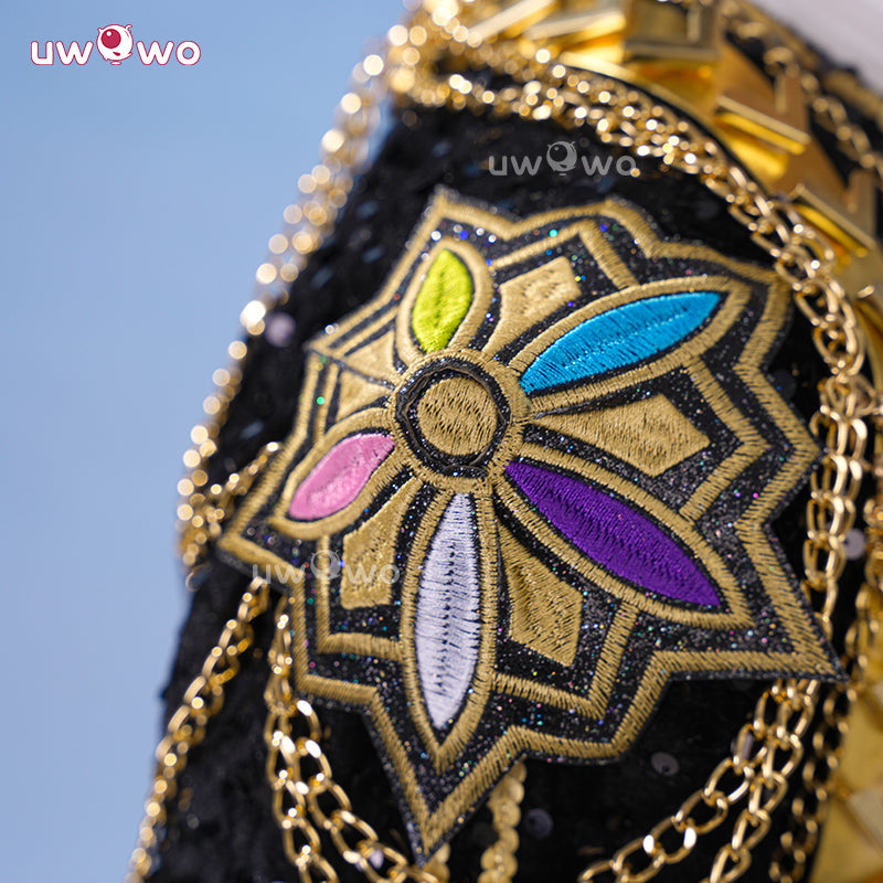 Uwowo Collab Series: Kpop Huntrix Rumi GOLDEN Performance Black Suit Cosplay Costume XS-3XL