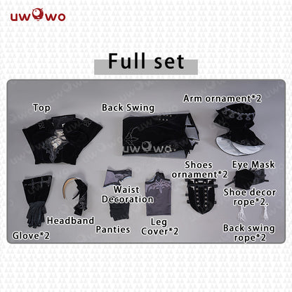 【Special Discount】INSTOCK S-3XL Uwowo Nier: Automata 2B Reincarnation Alternate Battler Outfit Cosplay Costume