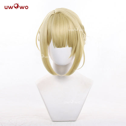 【Pre-sale】Uwowo Game Zenless Zone Zero Evelyn Chevalier Cosplay Wig Long Yellow Hair