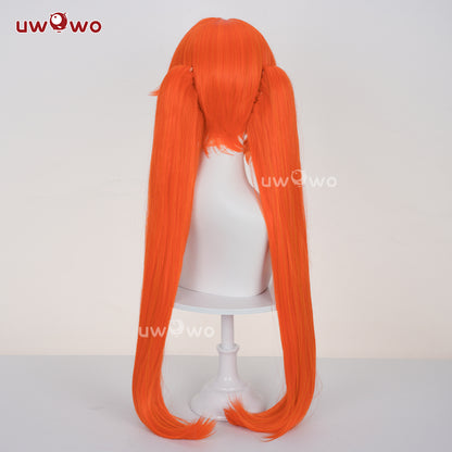 Uwowo Game Zenless Zone Zero Orphie Cosplay Wig Long Orange Hair