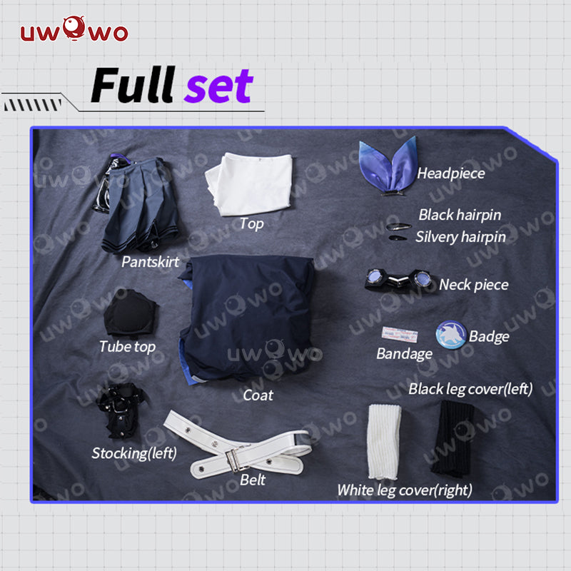 Uwowo Honkai Star Rail Collab Fanart Silver Wolf Casual Outfit Cosplay Costume