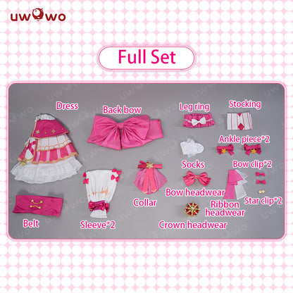 S-3XL INSTOCK-Uwowo Anime Oshi no Ko Ai Hoshino Idol Stage Performance Exhibition Ver. Cosplay Costume