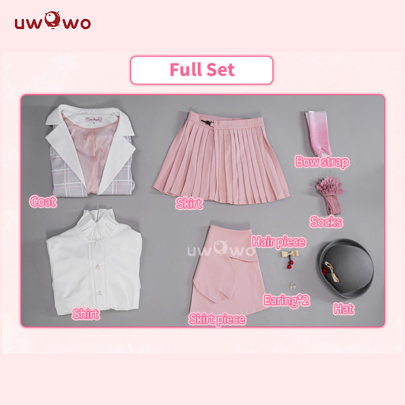 Uwowo V Singer Flower Outfit Figure Ver. Cherry blossoms Dress Cosplay Costume