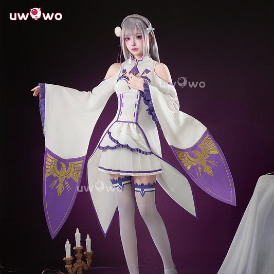 Uwowo Collab Series: Anime Zero Emilia Cosplay Cosutme XS-XL