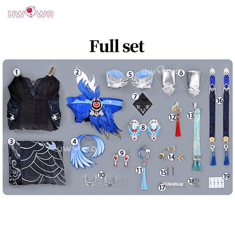 Uwowo Collab Series: Deluxe Yangyang Xuanling Wuthering Waves WUWA Cosplay Costume S-XL