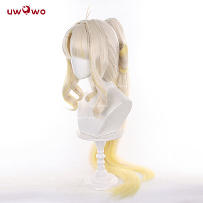 Uwowo Wuthering Waves Suisui wuwa Cosplay Wig Long Yellow Hair
