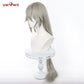 Uwowo Game Zenless Zone Zero/ZZZ Rina Alexandrina Maid Cosplay Wig Long Grey Hair