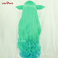 Uwowo League of Legends/LOL: Star Guardian Soraka SG Cosplay Wig Long Green Hair With Ears