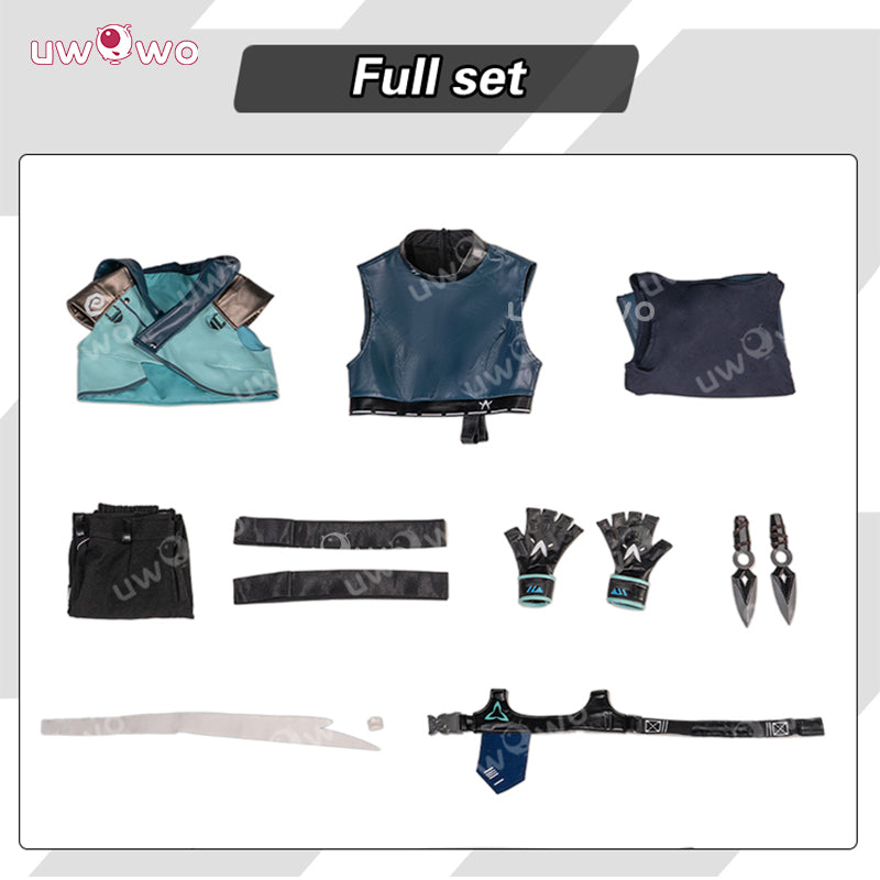 Uwowo Collab Series: Game Valorant Jett Cosplay Costume S-XL