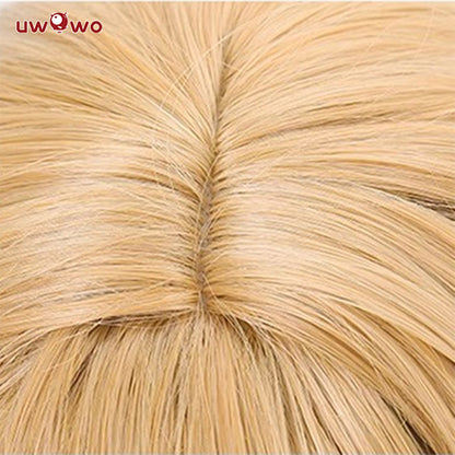 Uwowo Genshin Impact Navia Fontaine Cospaly Wig Light Yellow Long Hair