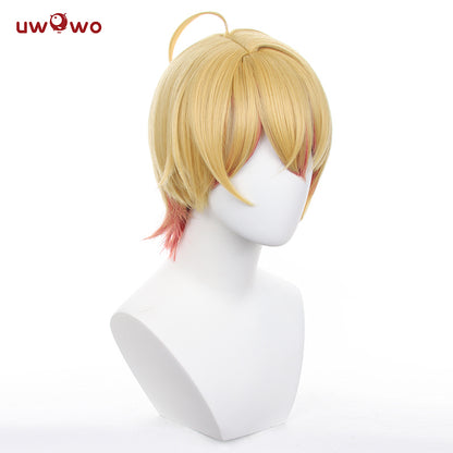 Uwowo Anime Oshi no Ko Cosplay Wig Hoshino Akuamarin Aqua Cosplay Wig Short Hair