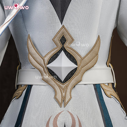 Uwowo Collab Series: Genshin Impact Aether Traveler Skin As Heaven and Earth Are Made Anew Male Cosplay Cosutme XS-2XL
