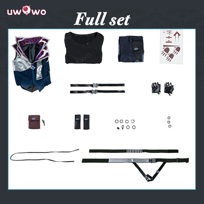 Uwowo Collab Series: Game Valorant Fade Cosplay Costume S-XL